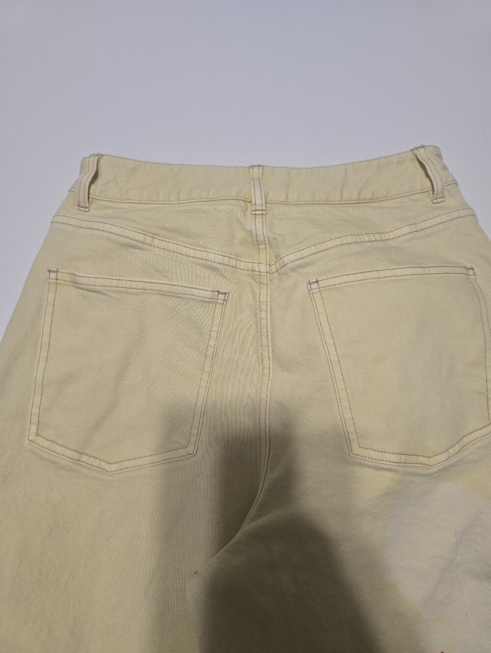Tanya Taylor Yellow Ollie Jeans Size 6 - Picture 13 of 14